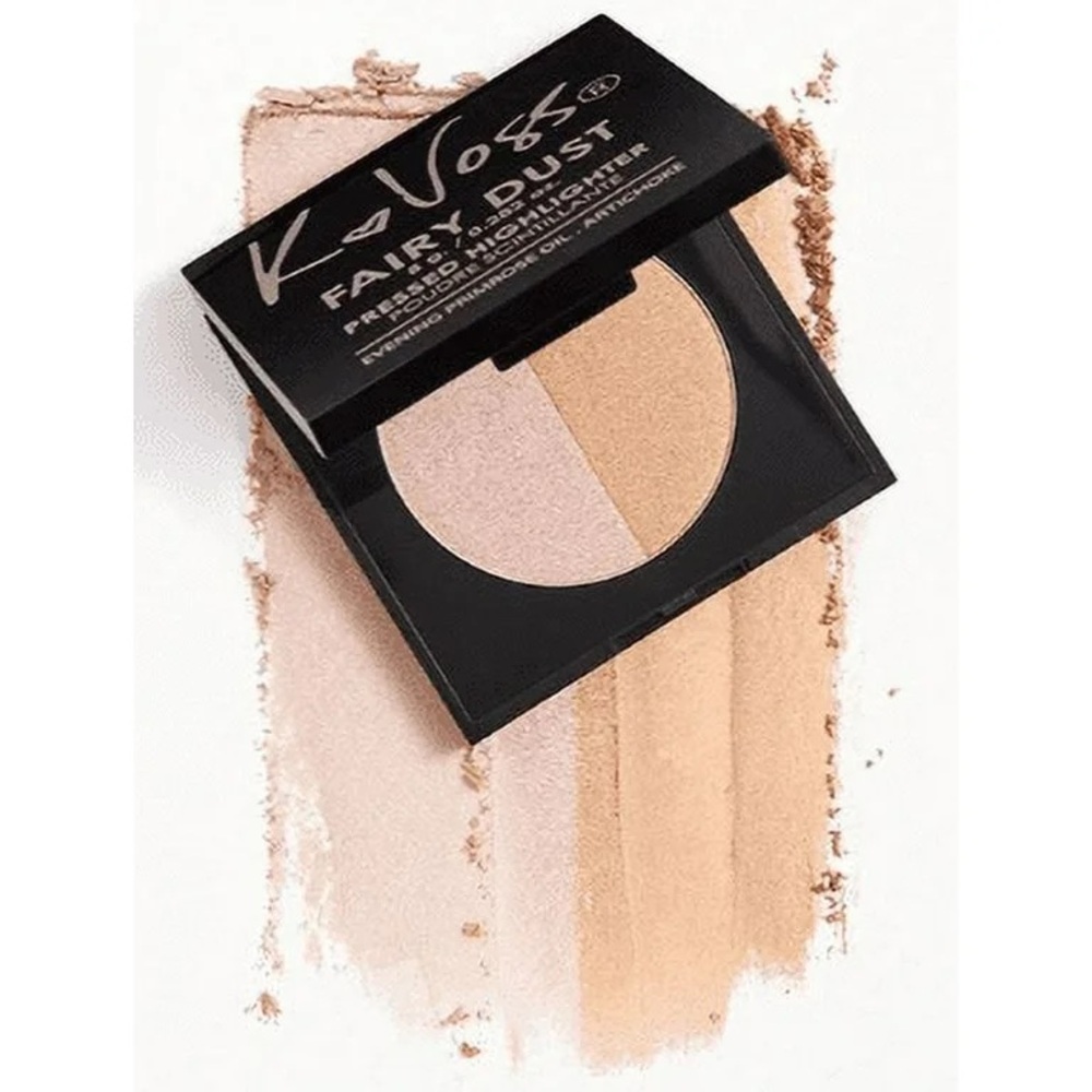 KVOSS FAIRY DUST Deluxe Pressed Highlighter in Moonlight & Starkissed Palette